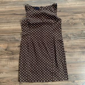Jones New York Brown polka dot Size 10